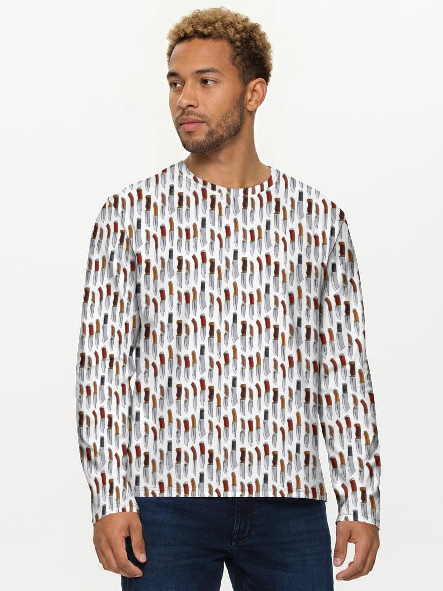 Men's cotton long sleeve shirt