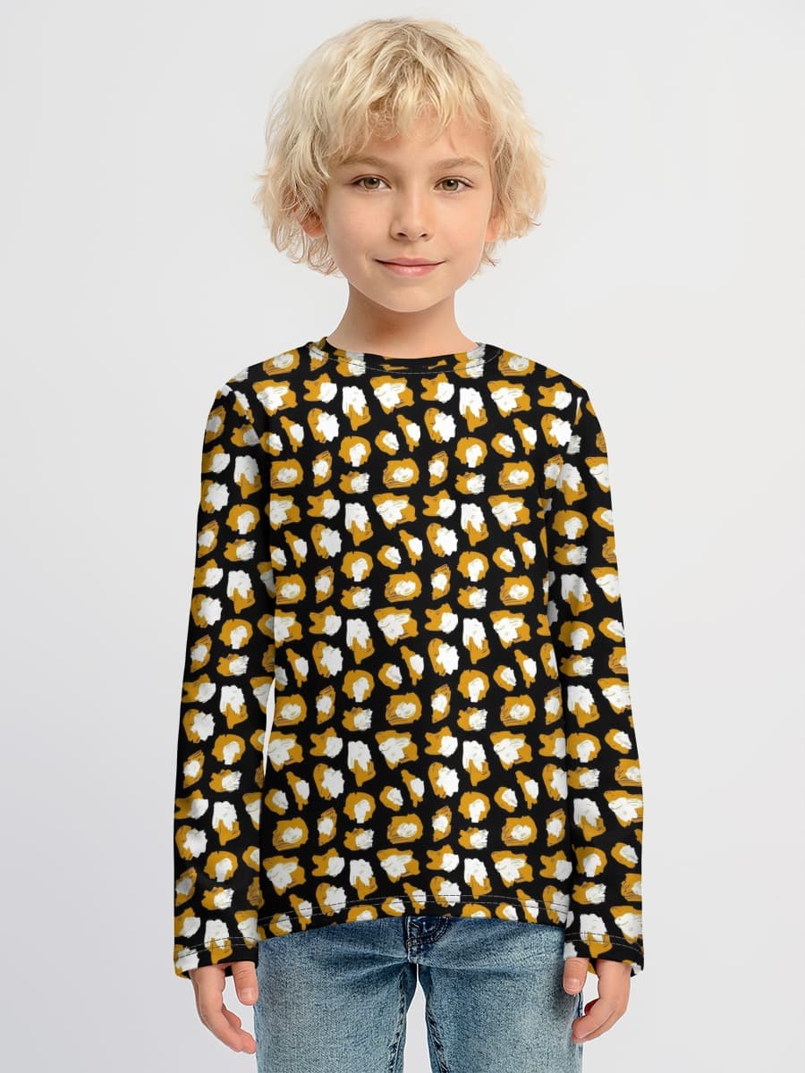 Camiseta Manga Larga de Algodón Niño
