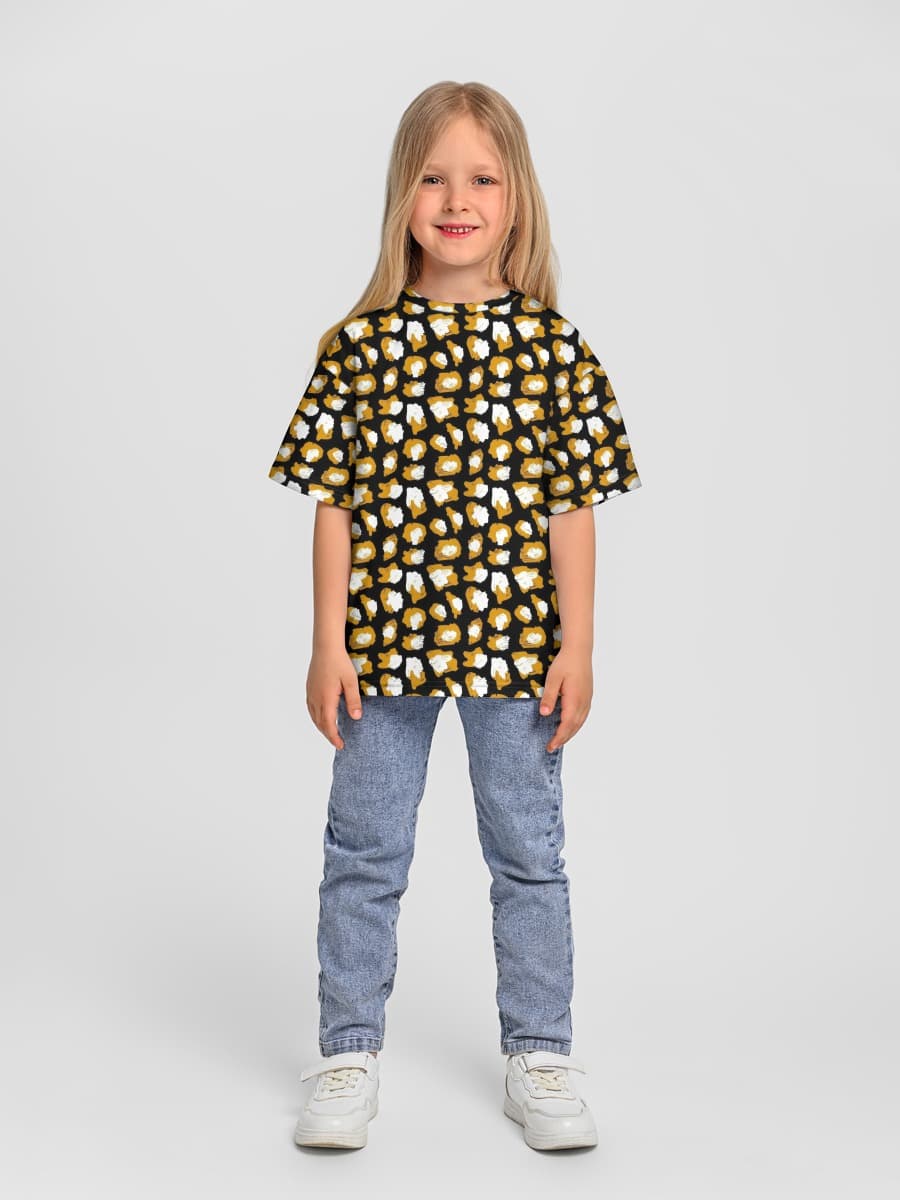 Camiseta Oversize de Algodón Niña