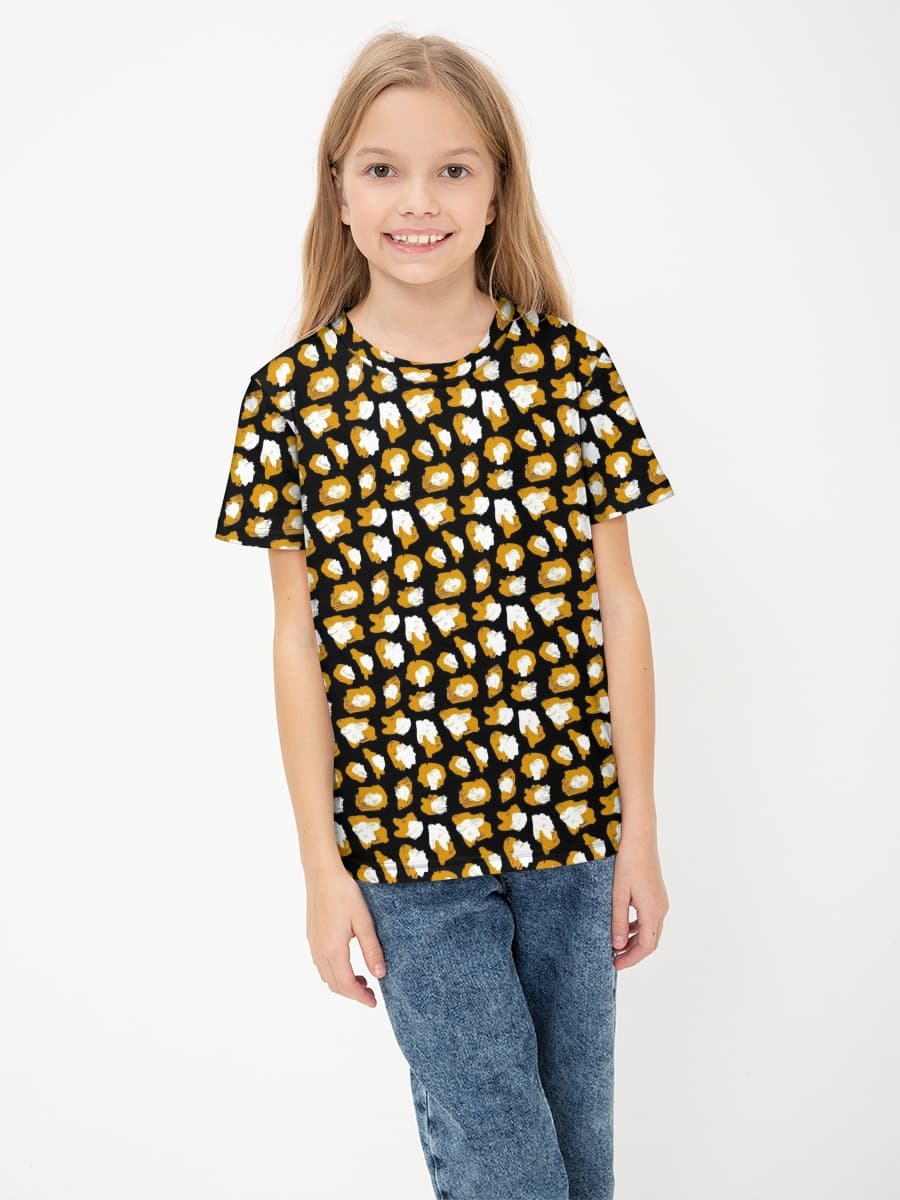 Camiseta Básica de Algodón Niña