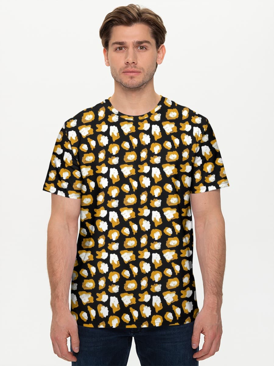 Camiseta básica de algodón para hombre