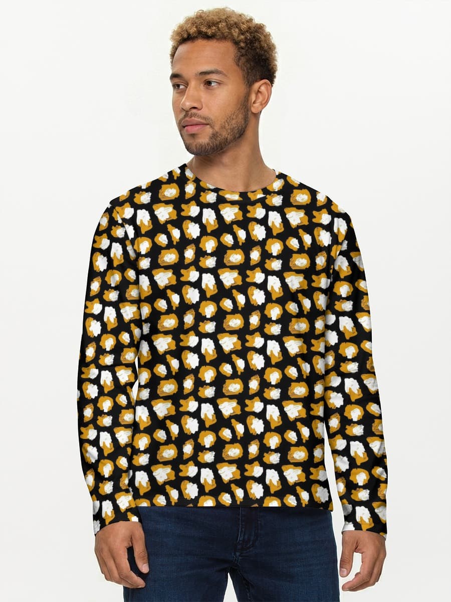 Camisa de manga larga de algodón para hombre