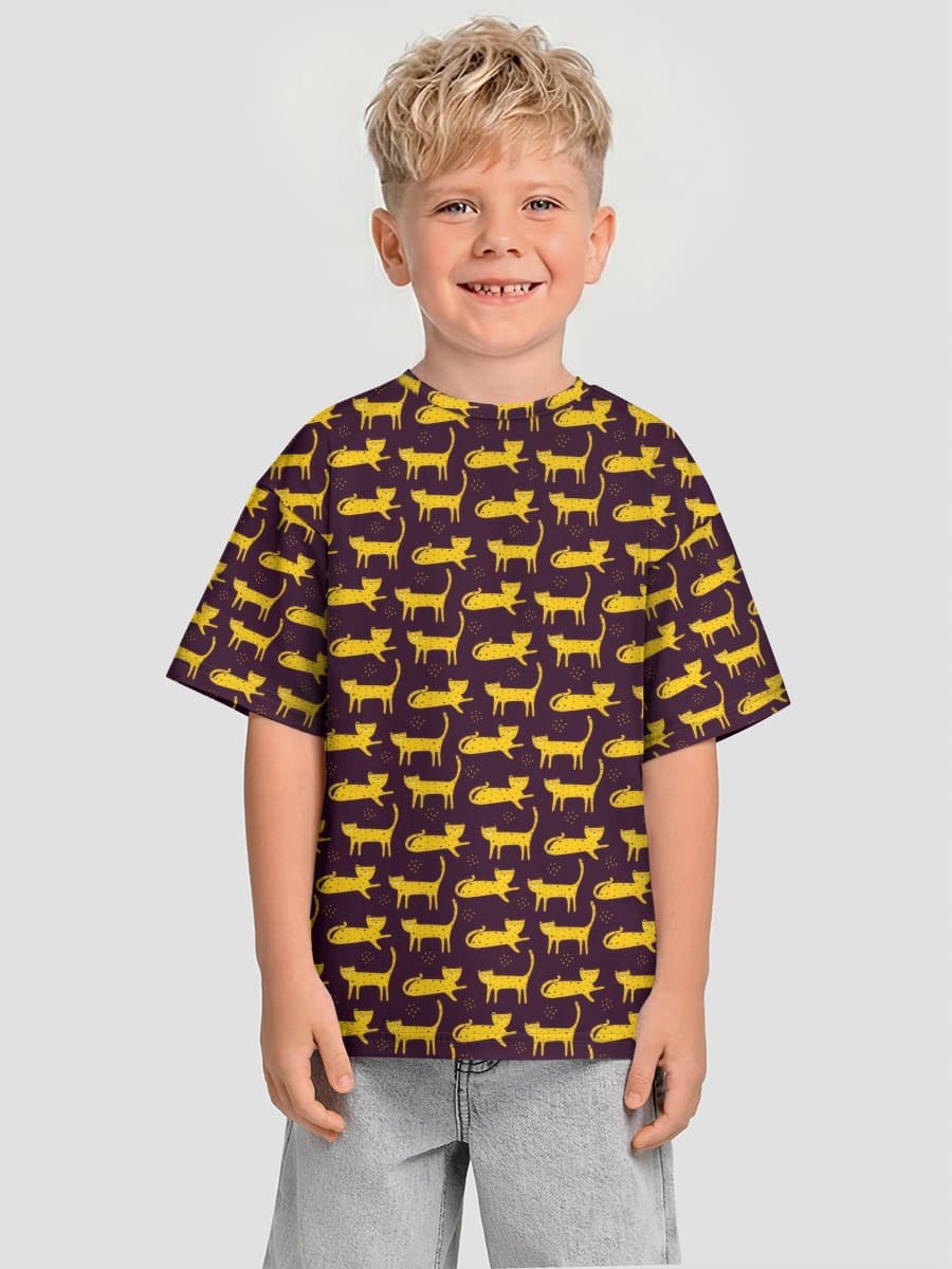 T-shirt coton oversize garçon