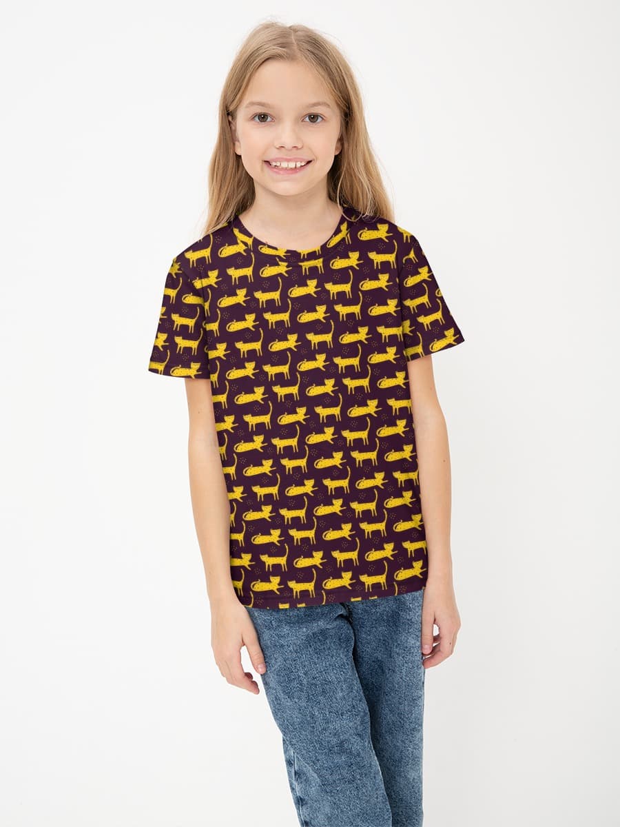 T-shirt coton basique fille