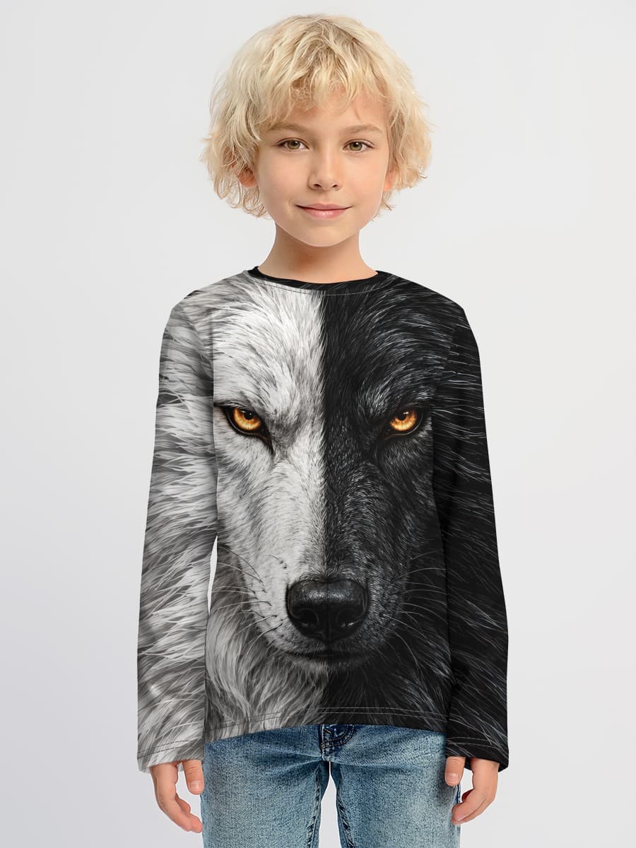 T-shirt manches longues coton garçon