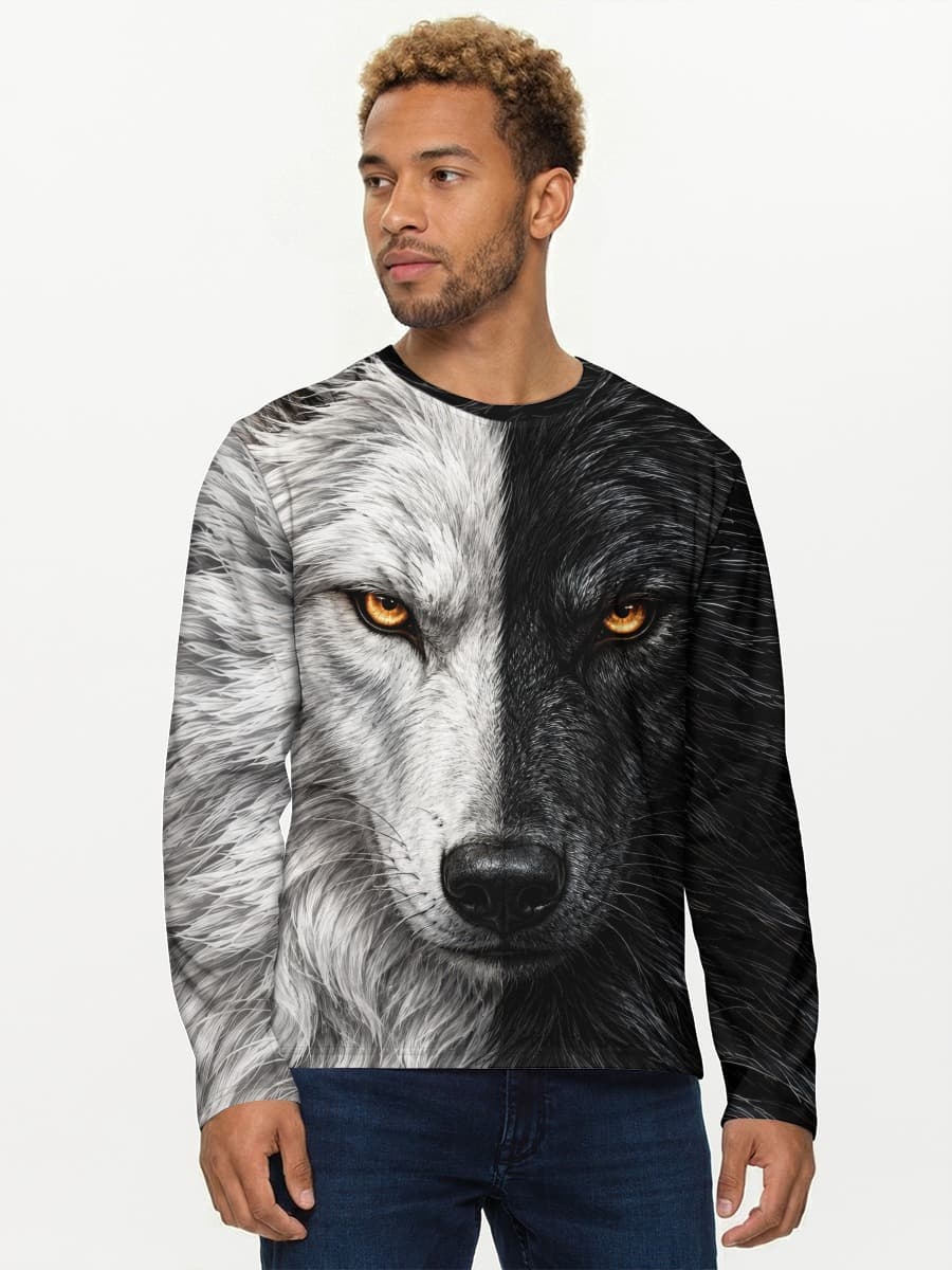 T-shirt Coton Manches Longues Homme