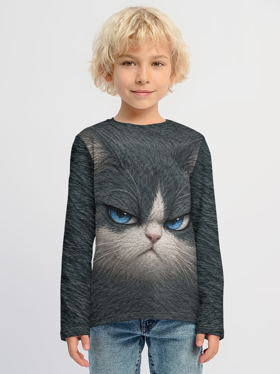 Camiseta Manga Larga de Algodón Niño