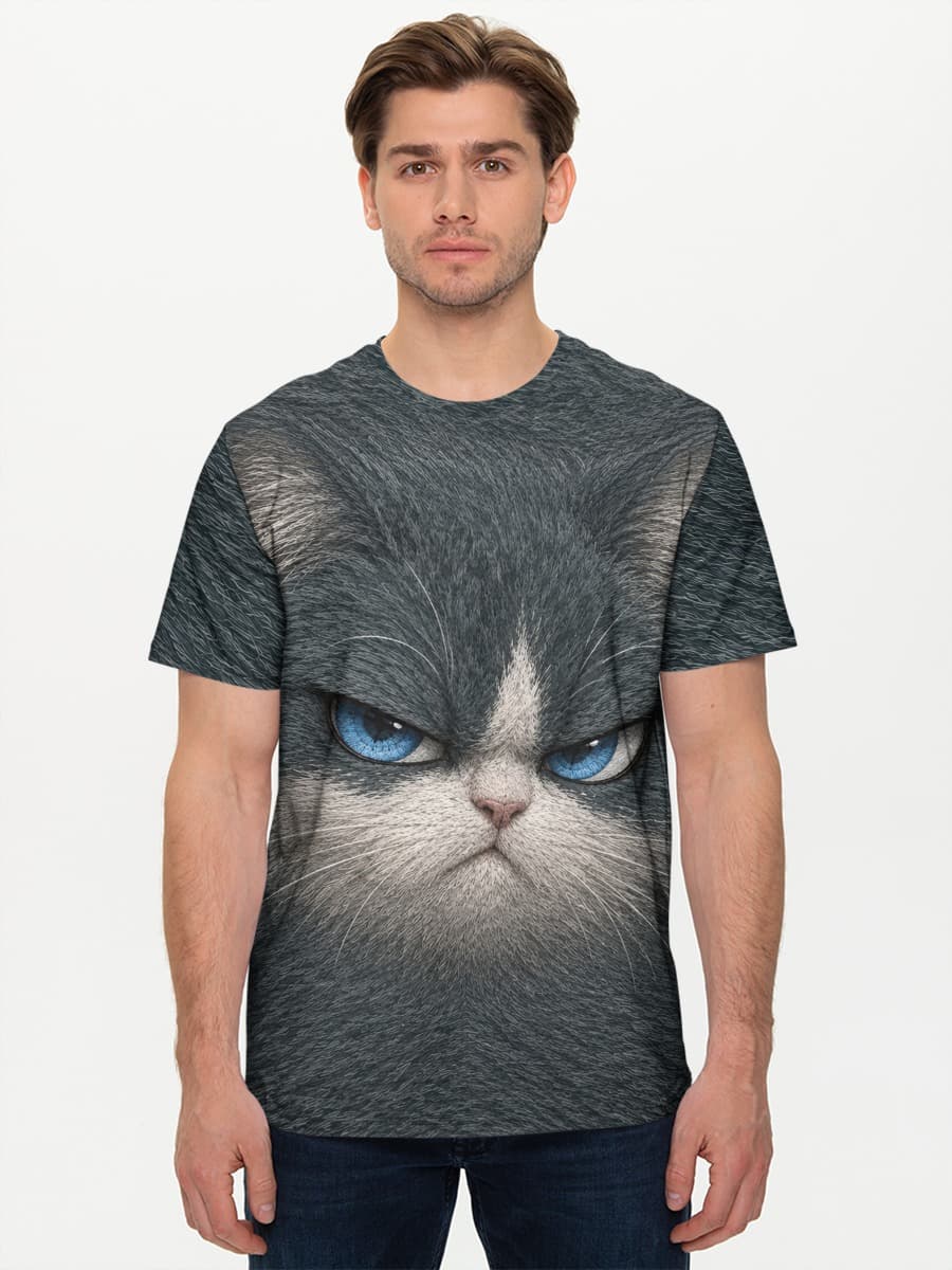 Camiseta básica de algodón para hombre