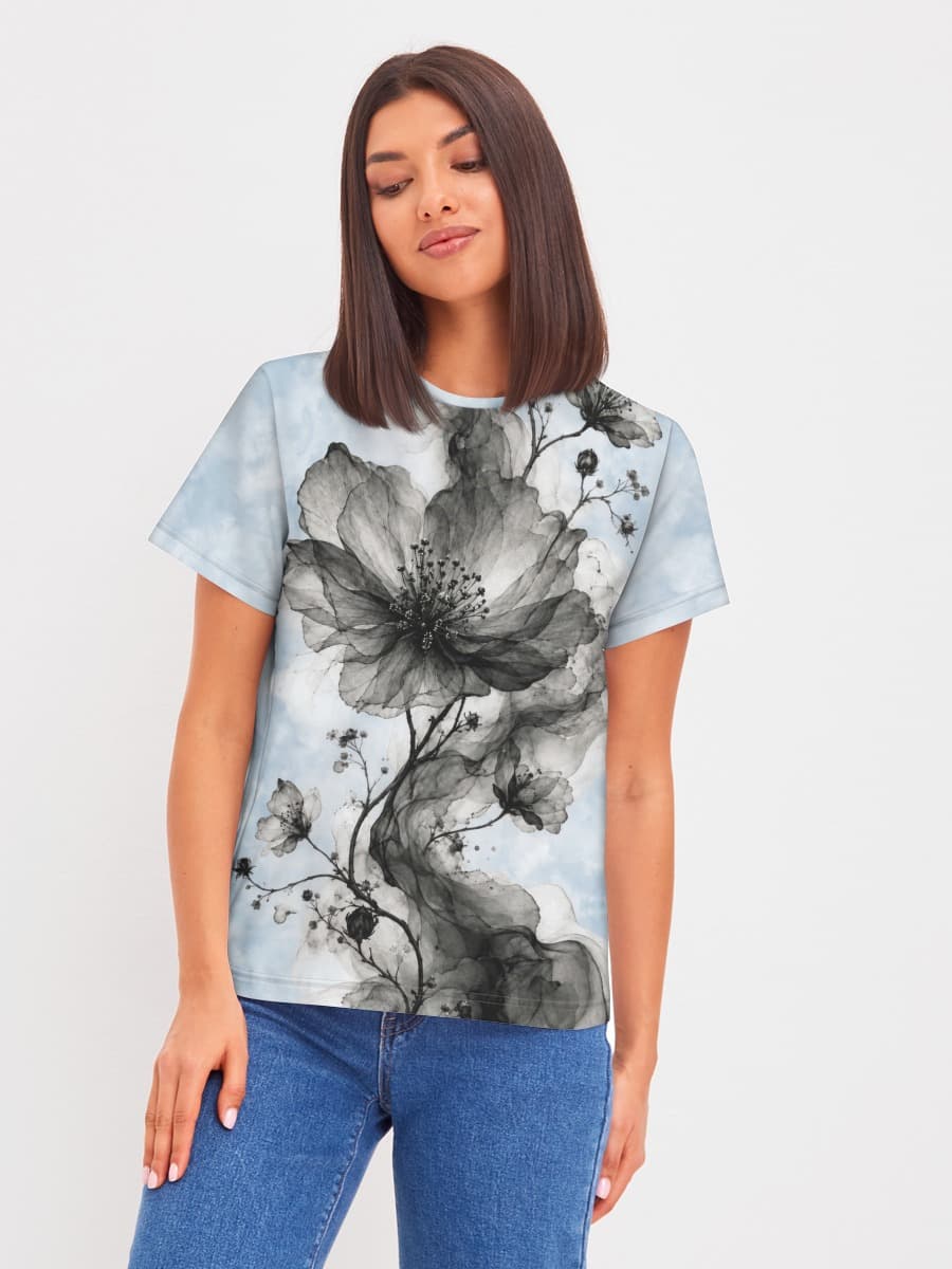Damen Basic Baumwoll T-Shirt