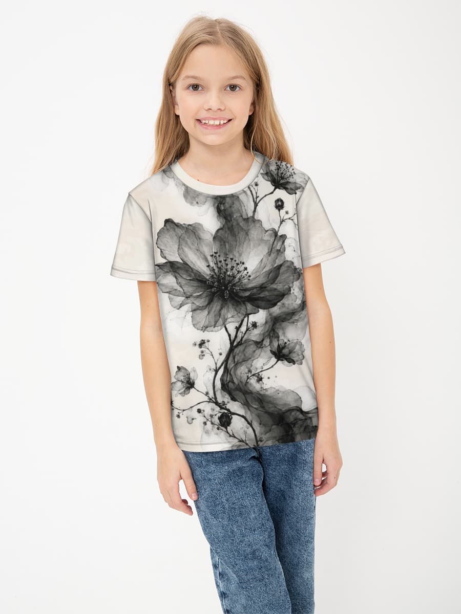 Monochrome Ink Blooms