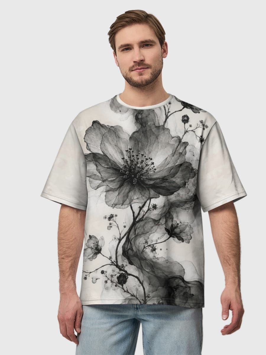 Men's oversized cotton T-shirt