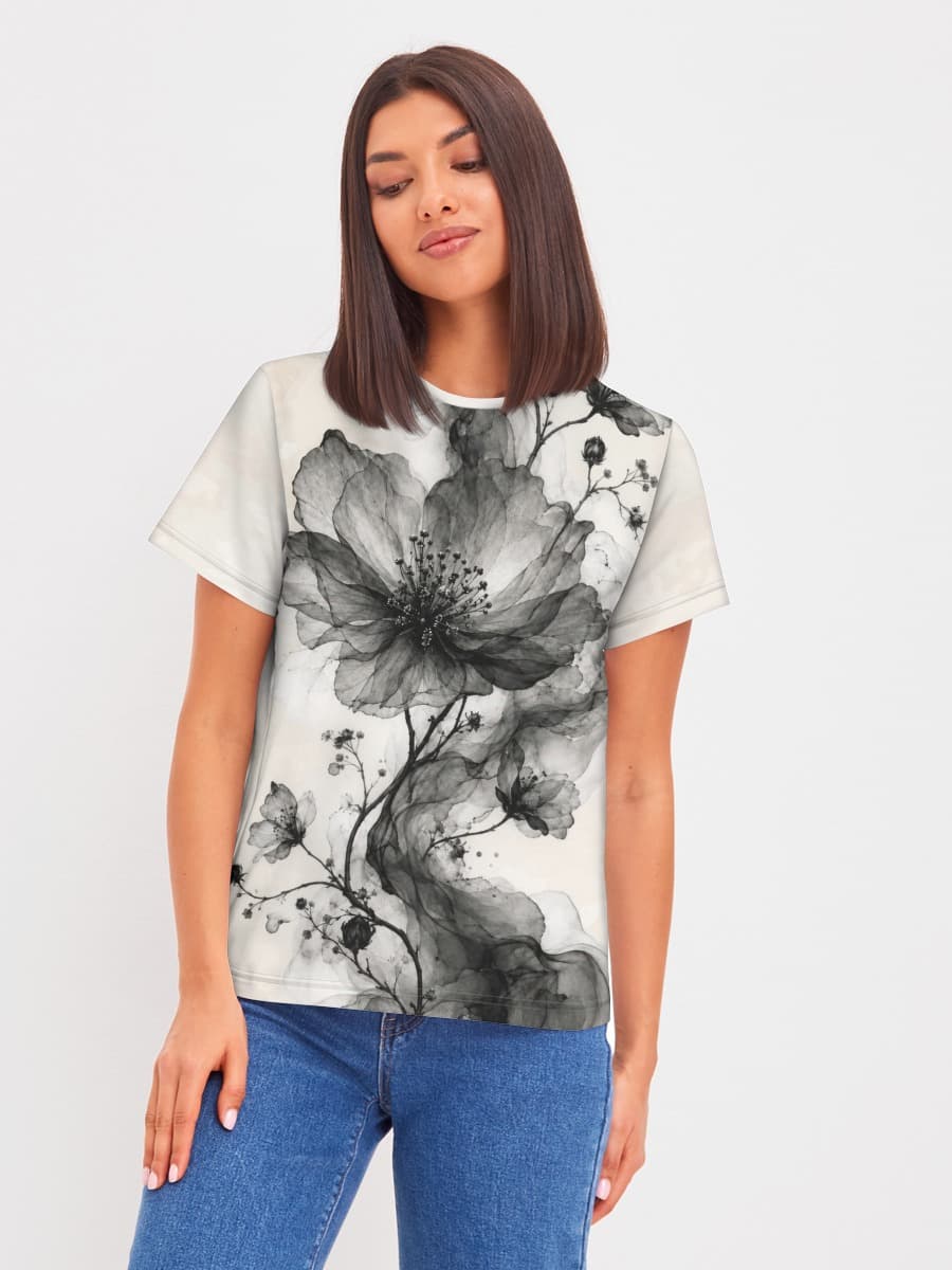 Women's basic cotton T-shirt