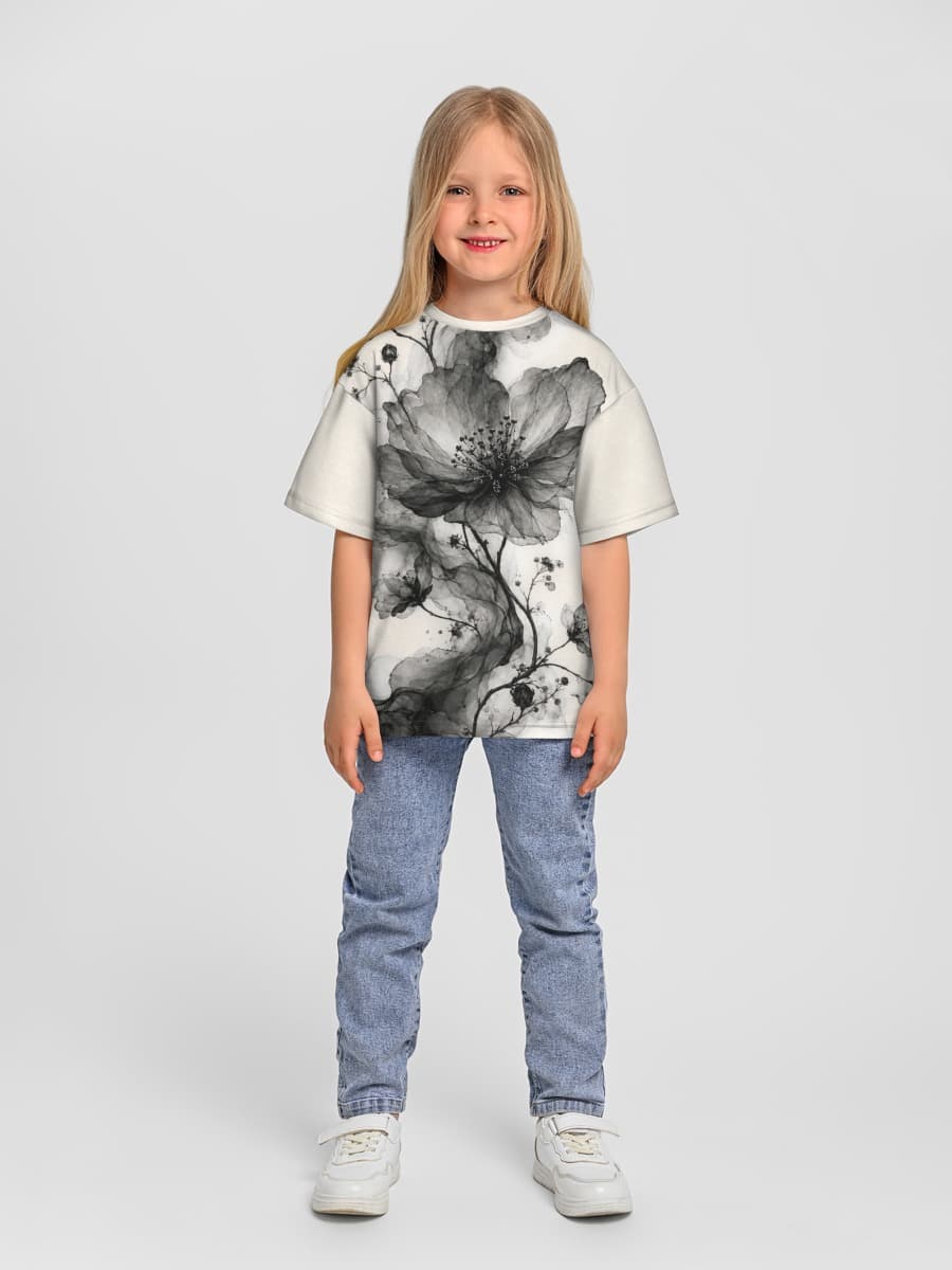 T-shirt coton oversize fille