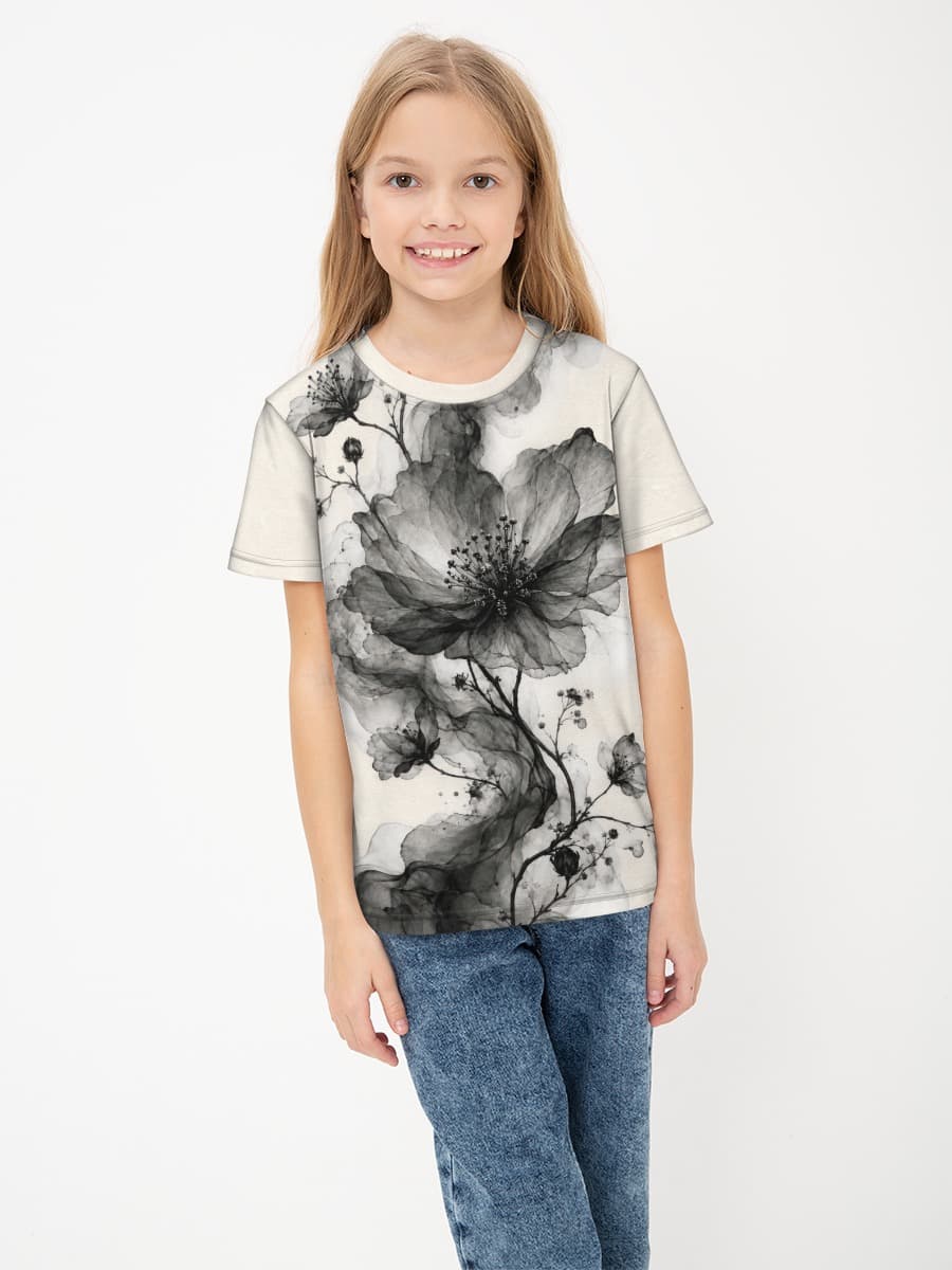 T-shirt coton basique fille