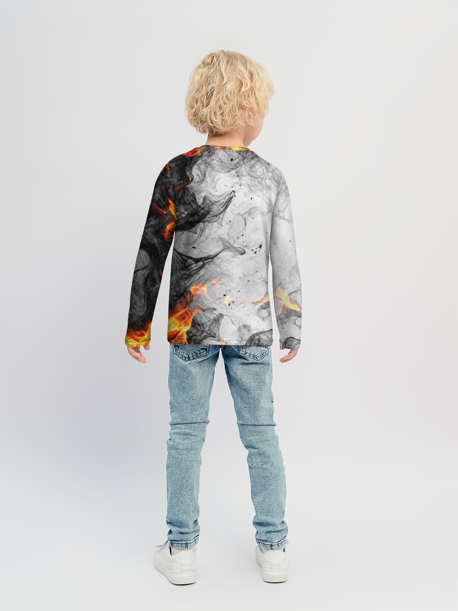 Camiseta Manga Larga de Algodón Niño