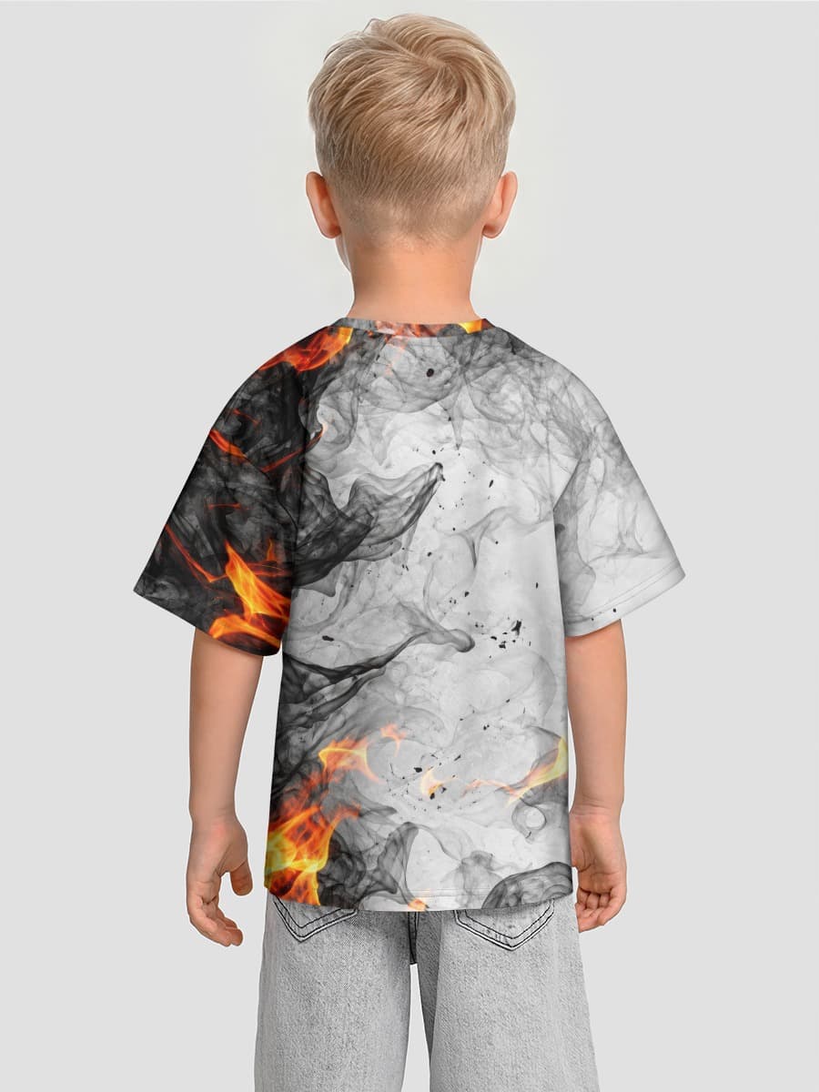 Camiseta Oversize de Algodón Niño