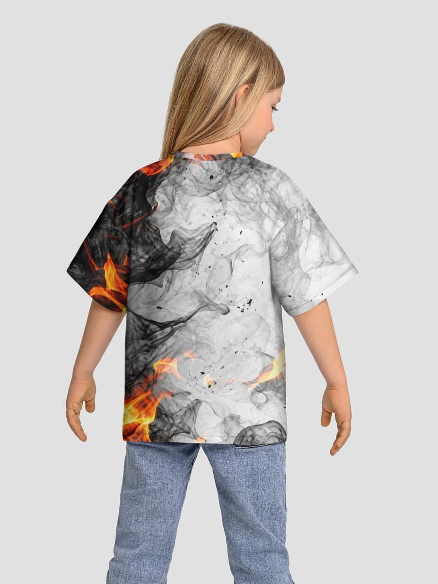 Camiseta Oversize de Algodón Niña