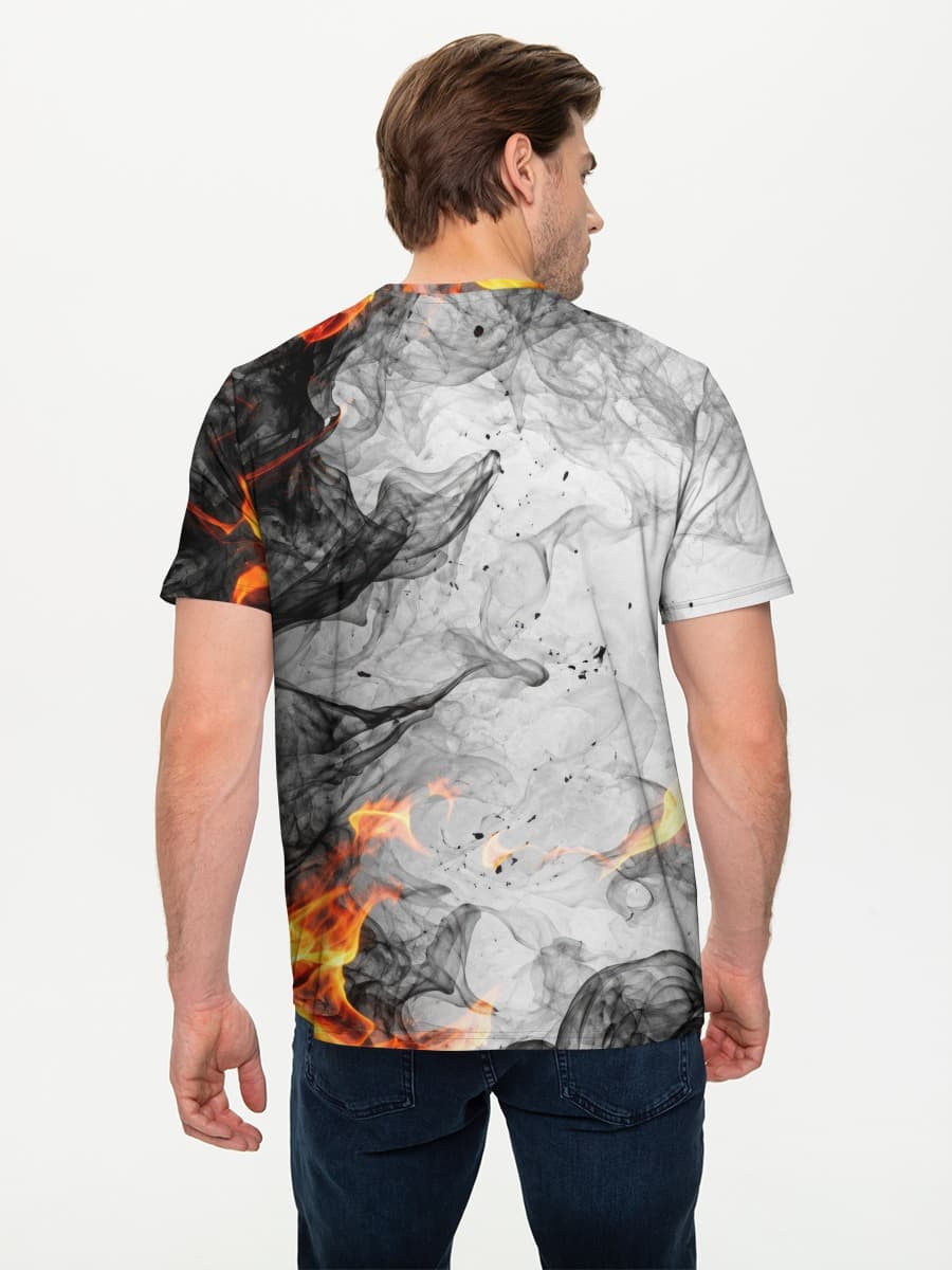 Camiseta básica de algodón para hombre