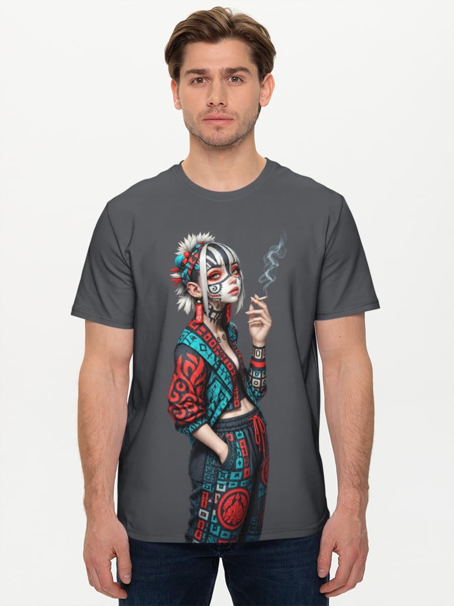 メンズ ベーシック コットンTシャツ