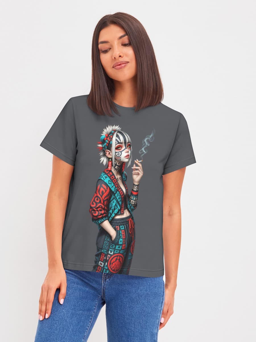 レディース ベーシック コットンTシャツ
