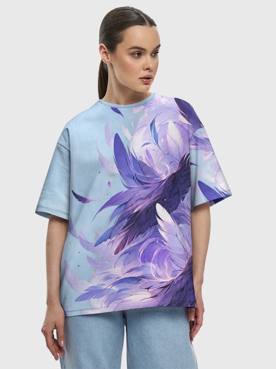 Purple Feather Bloom
