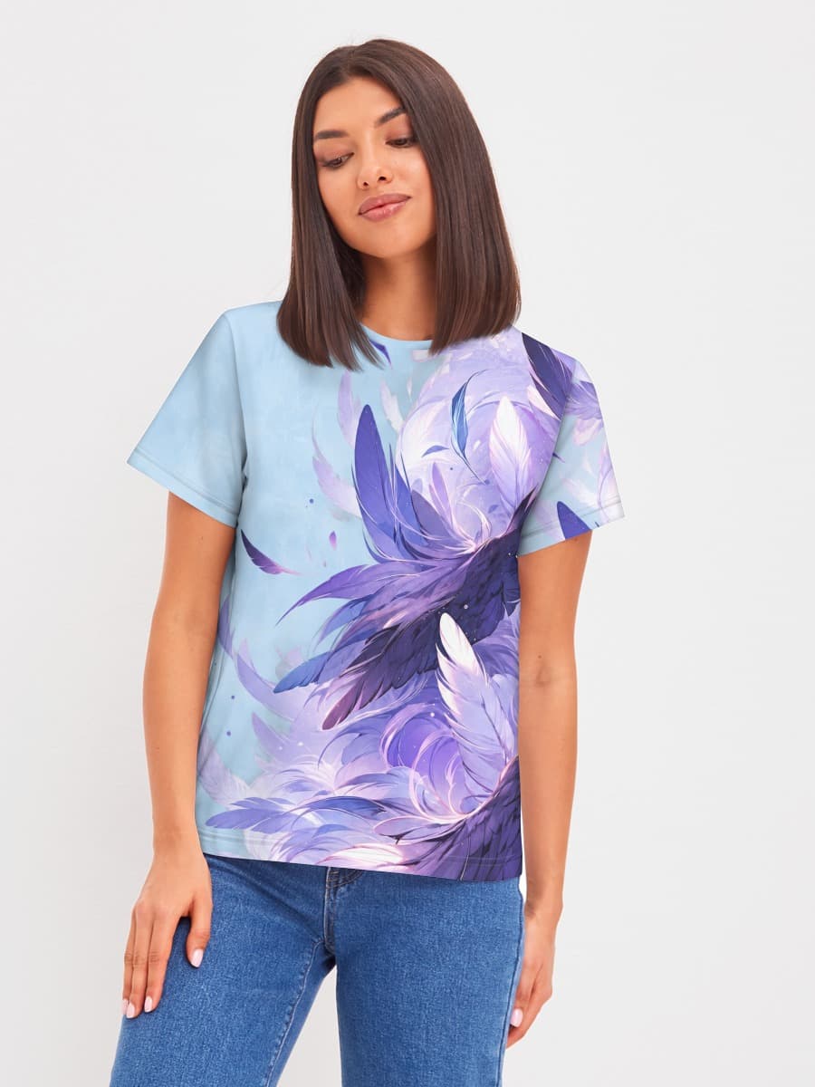 Damen Basic Baumwoll T-Shirt