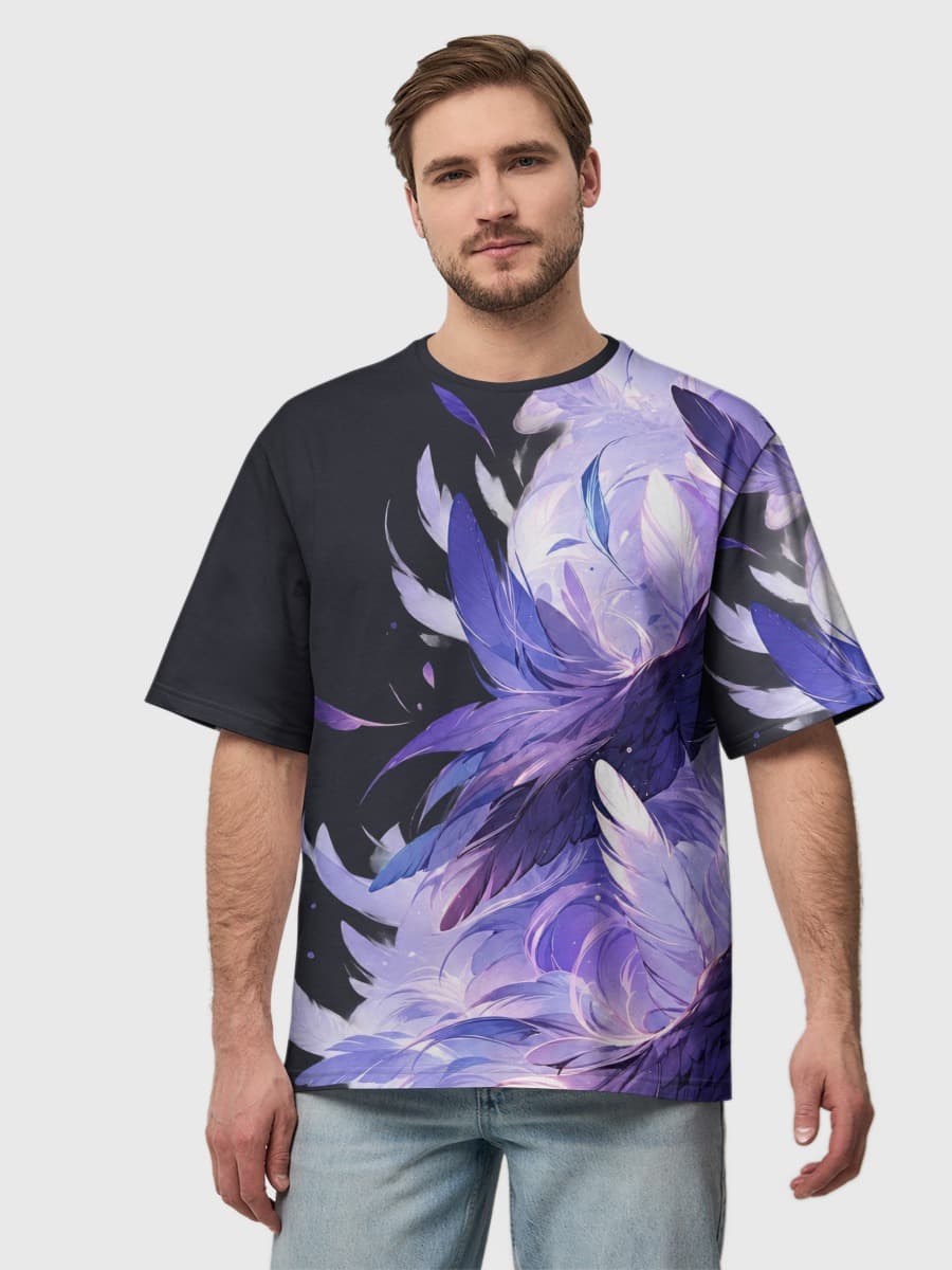 Violet Ethereal Feathers