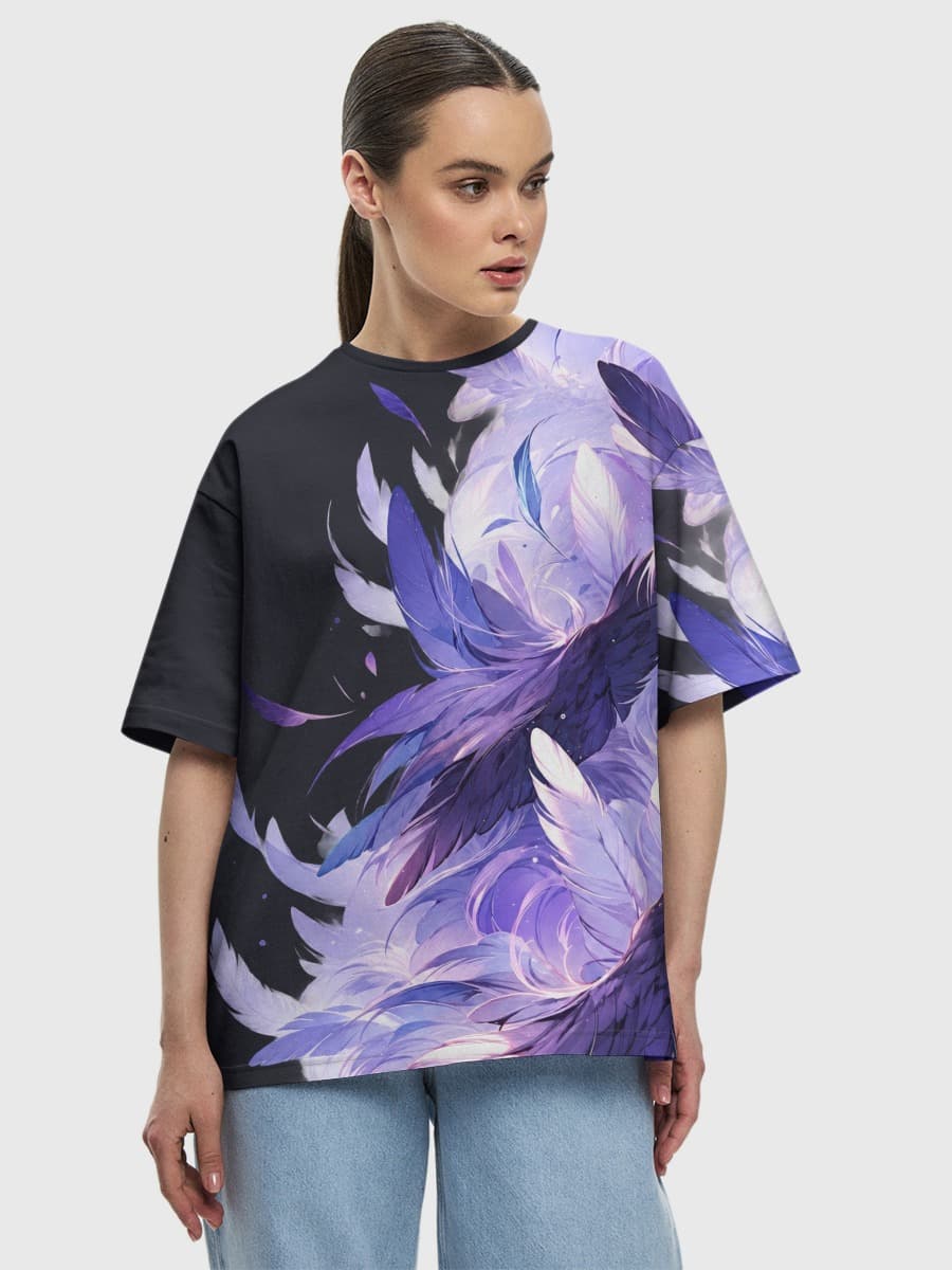 Violet Ethereal Feathers