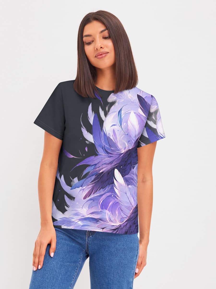 Damen Basic Baumwoll T-Shirt