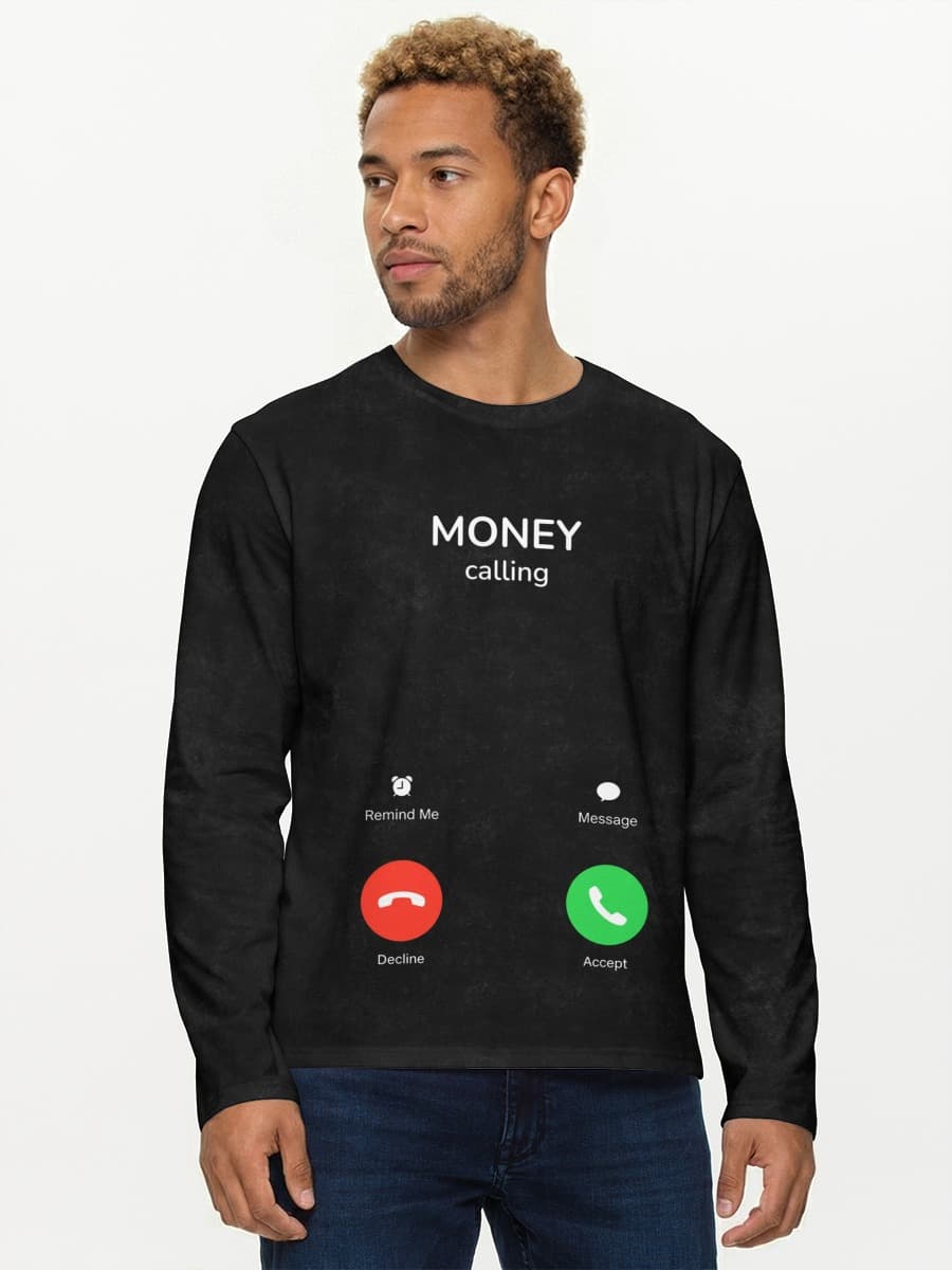 Men's cotton long sleeve shirt
