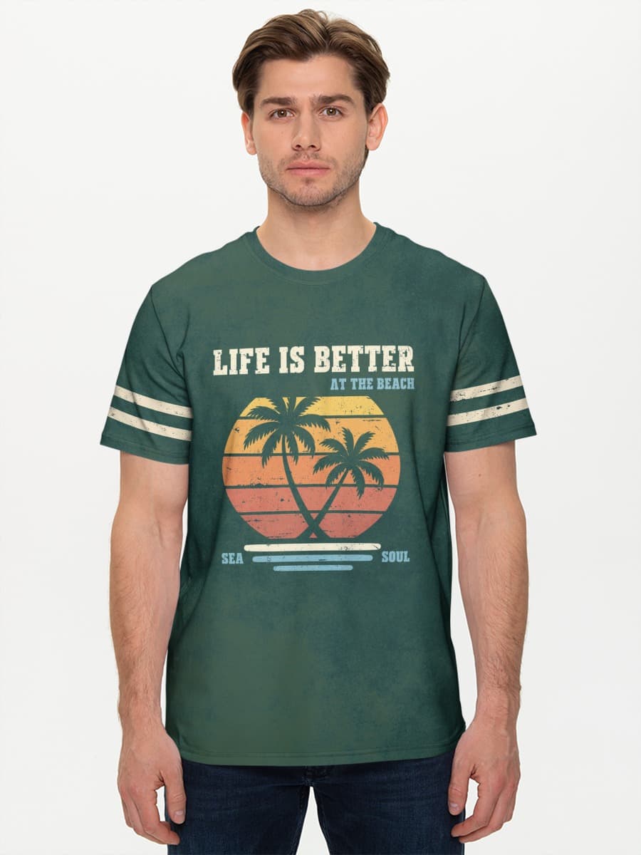 Men's basic cotton T-shirt