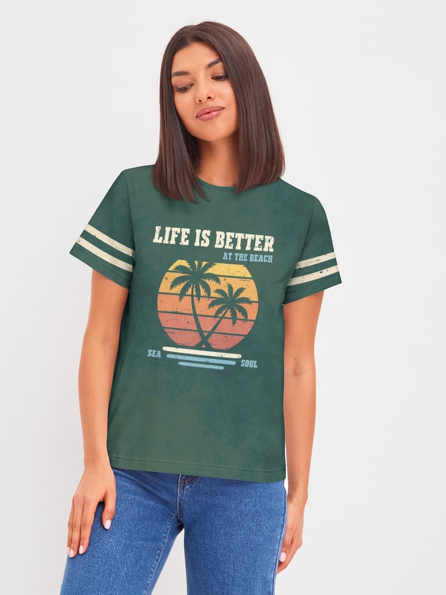 Women's basic cotton T-shirt