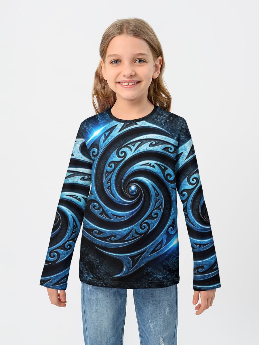 Baumwoll-Langarmshirt Mädchen