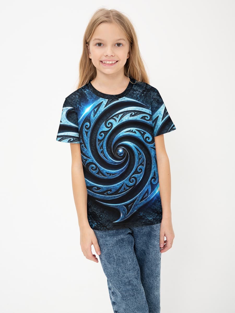 Basic Baumwoll-T-Shirt Mädchen