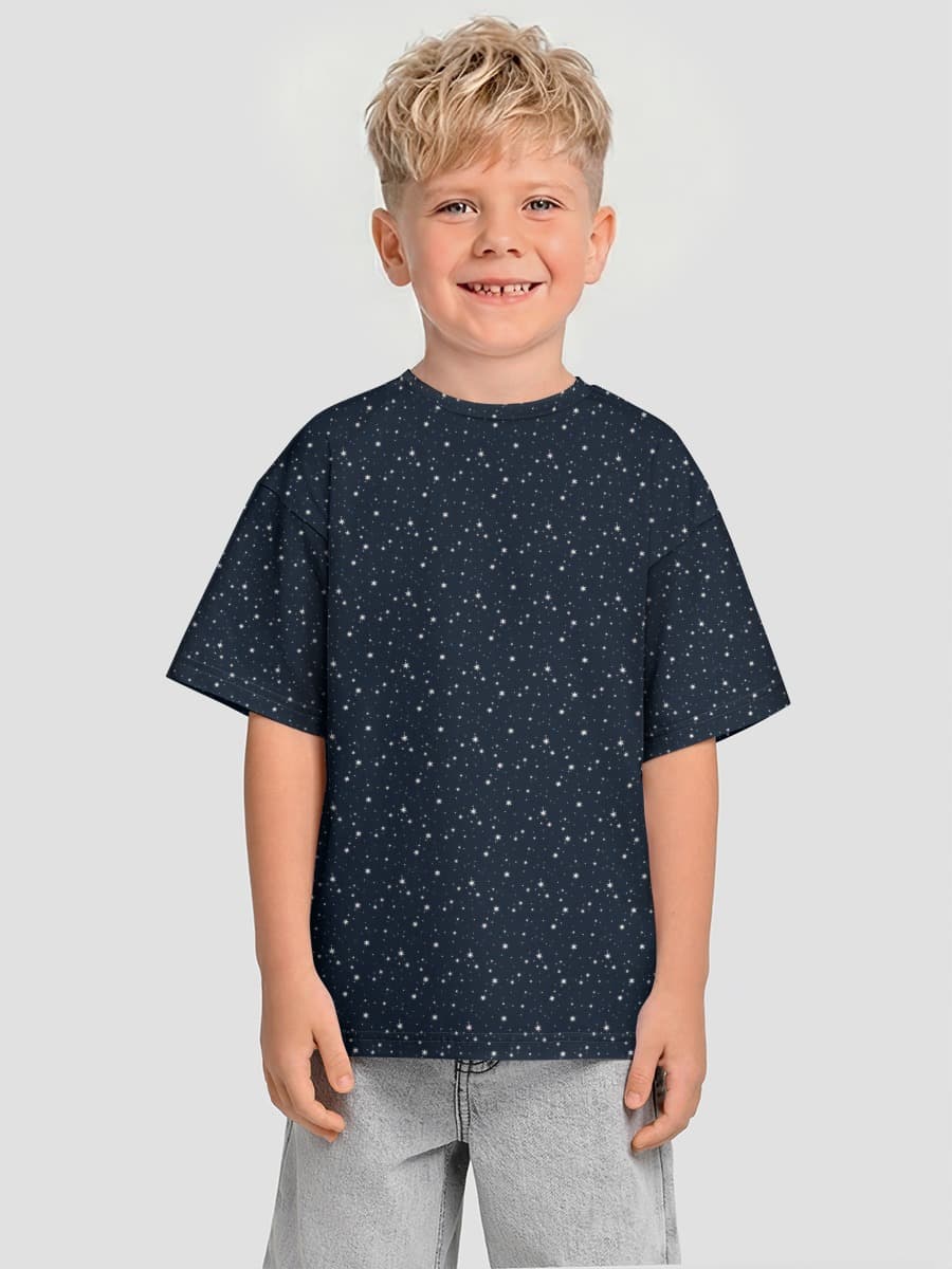 男の子 ビッグシルエット コットンTシャツ