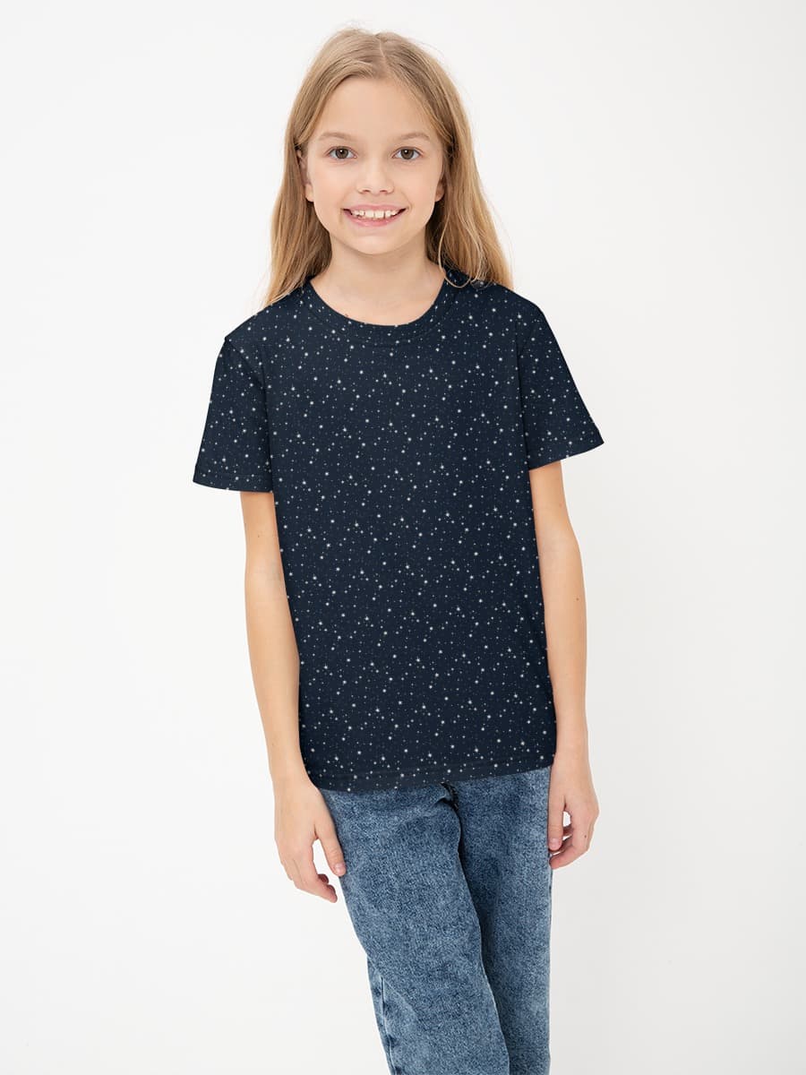 女の子 ベーシック コットンTシャツ