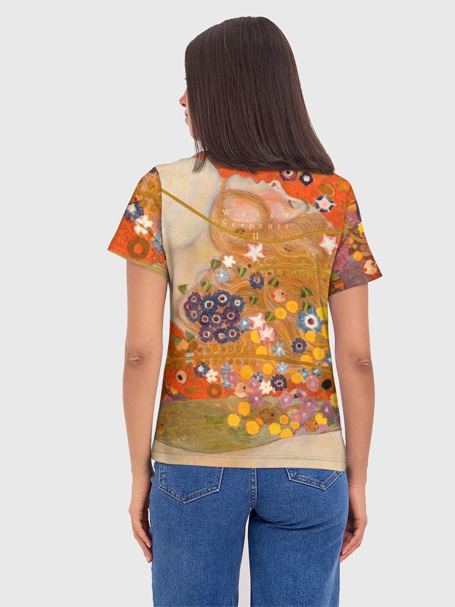 Water Serpents By Klimt