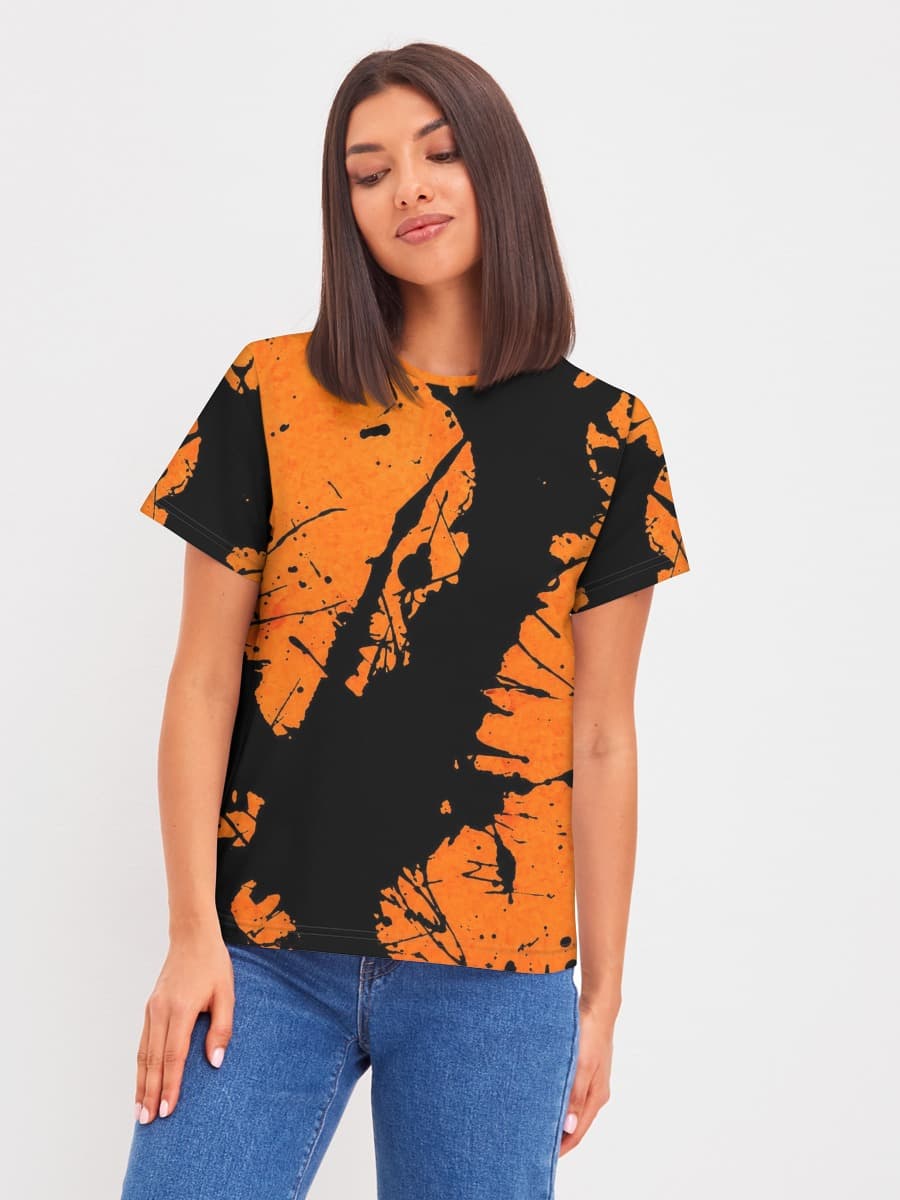 Damen Basic Baumwoll T-Shirt