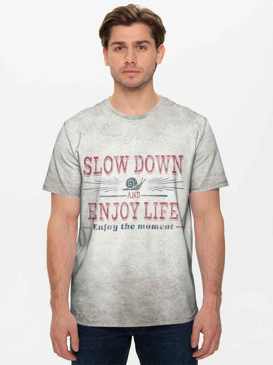 Men's basic cotton T-shirt