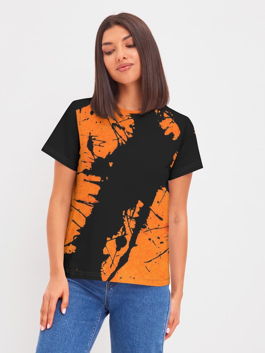Damen Basic Baumwoll T-Shirt