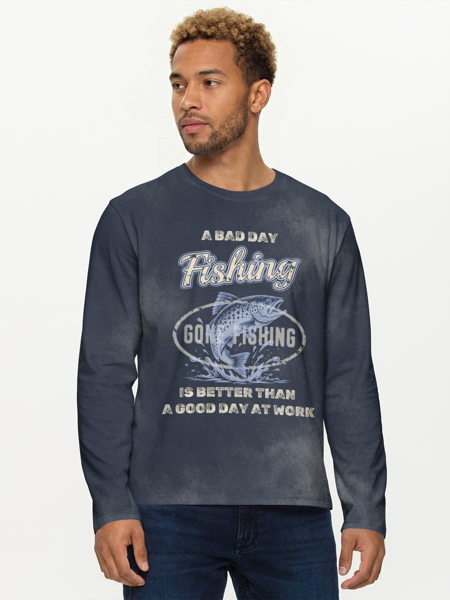 Men's cotton long sleeve shirt