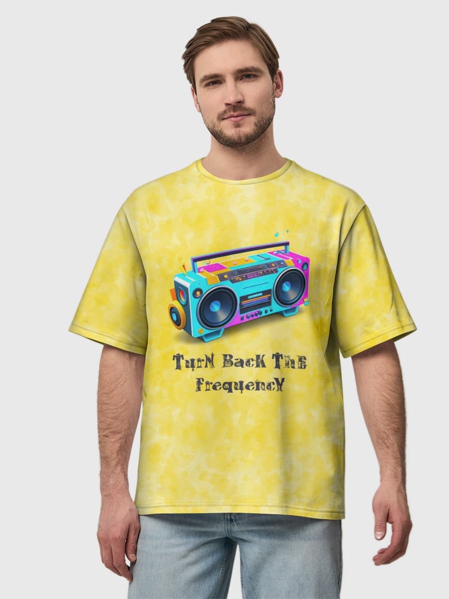 Retro Boombox Yellow