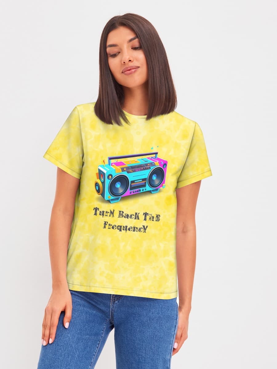 Damen Basic Baumwoll T-Shirt