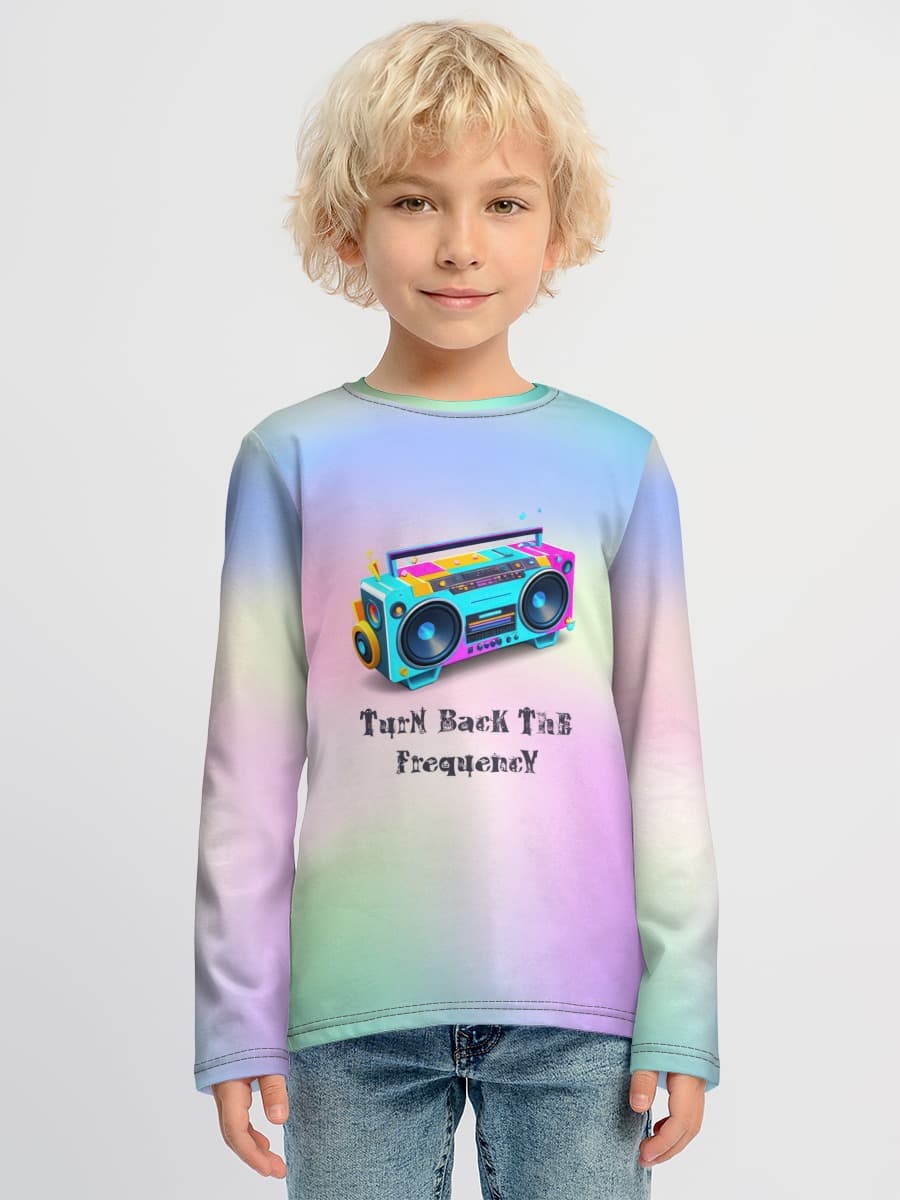 Camiseta Manga Larga de Algodón Niño