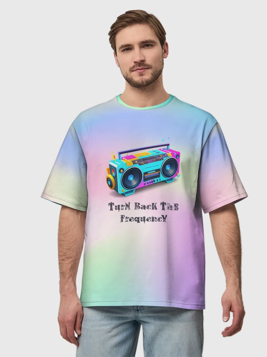 Retro Boombox Pastel