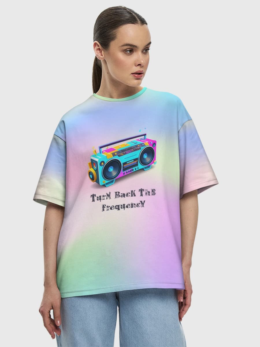 Retro Boombox Pastel