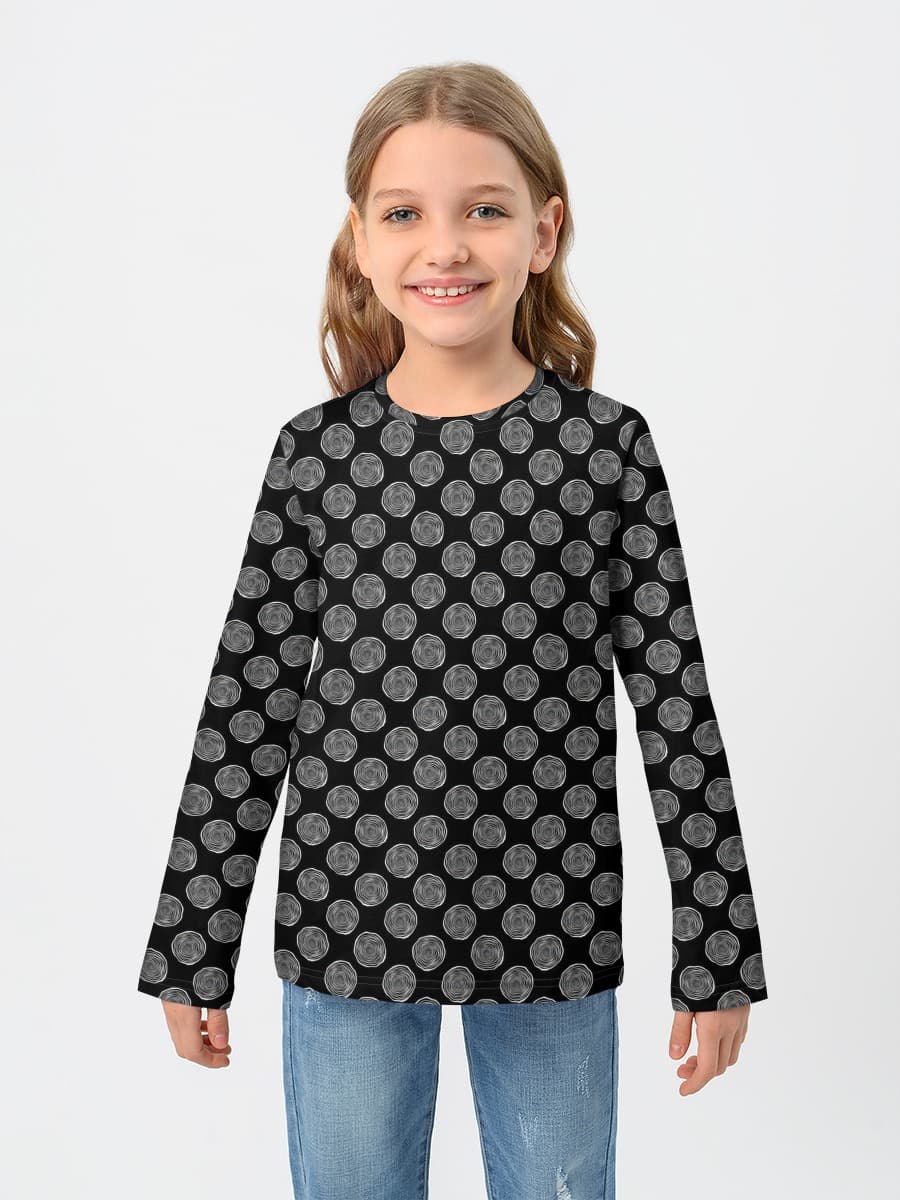 Baumwoll-Langarmshirt Mädchen