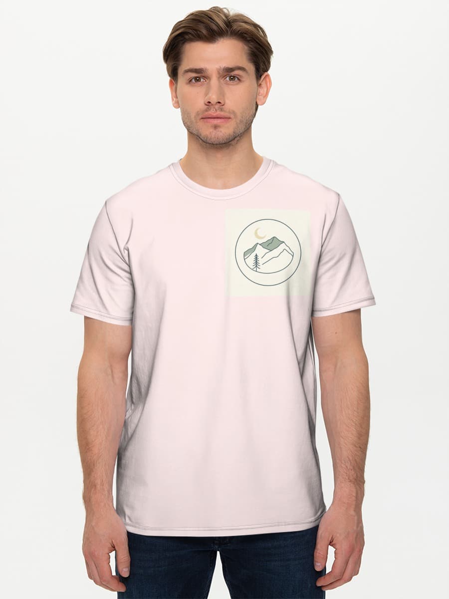 Men's basic cotton T-shirt