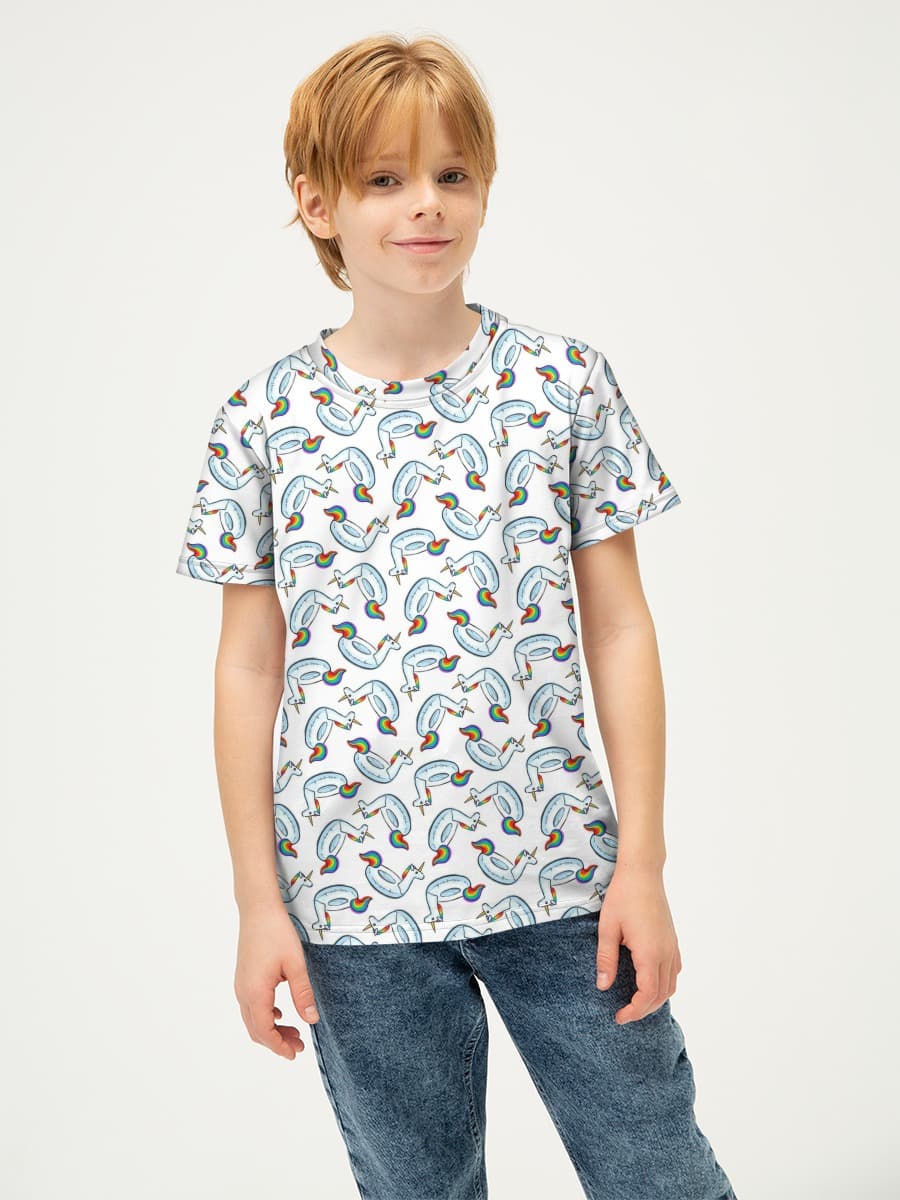 Camiseta Básica de Algodón Niño
