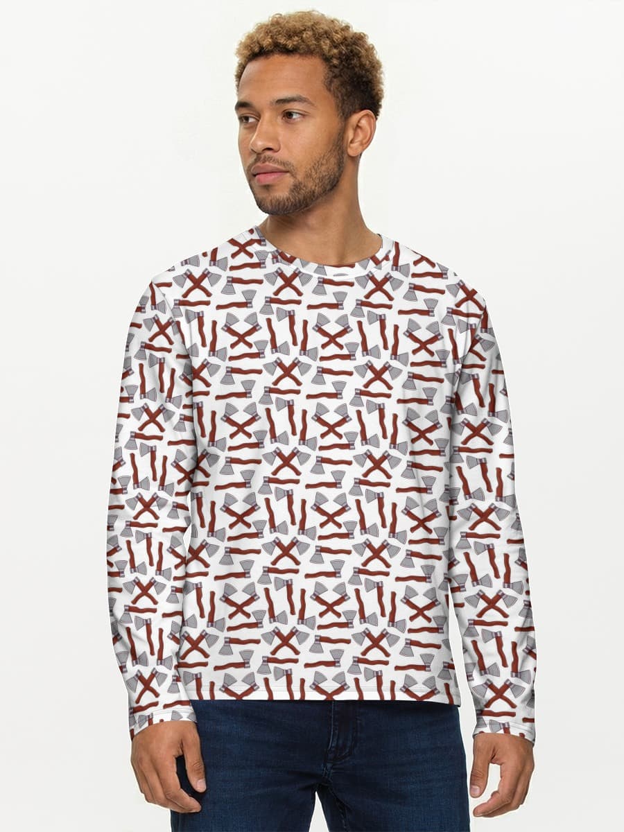 Men's cotton long sleeve shirt